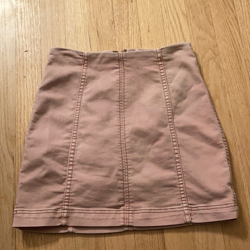 Free People Modern Femme Skirt in dusty pink